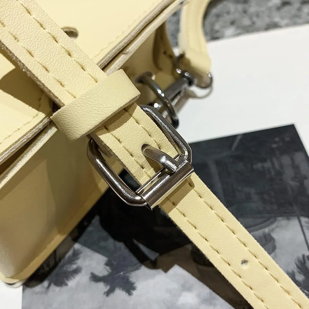 Yellow Cheese-Shaped Crossbody Bag - Picture 5 of 7